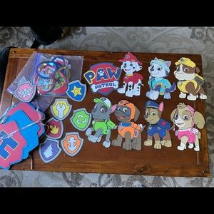 Paw Patrol characters cutouts